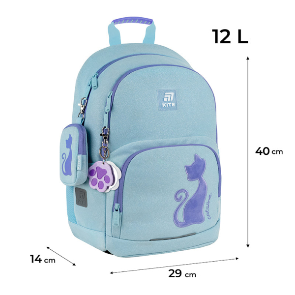 Рюкзак шкільний Kite Education Catsline K25-585M-1 - фото 2