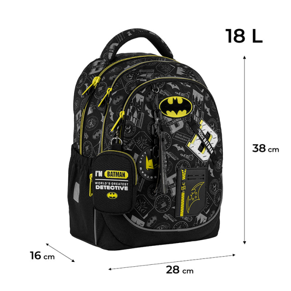Рюкзак шкільний Kite Education DC Batman DC25-700M - фото 3