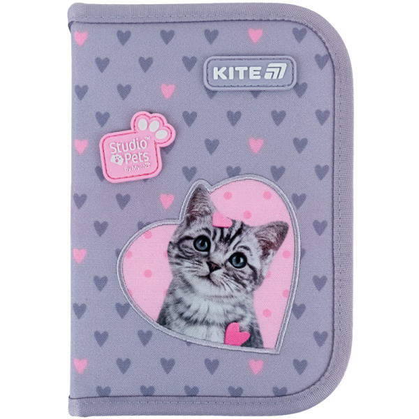 Пенал без наповнення Kite Studio Pets SP25-621, 1 відділення, 1 відворот - фото 1