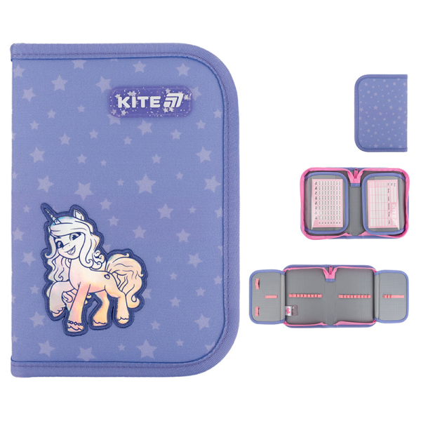 Пенал без наповнення Kite My Little Pony LP25-622, 1 відділення, 2 відворот - фото 1