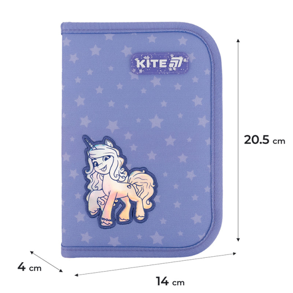 Пенал без наповнення Kite My Little Pony LP25-622, 1 відділення, 2 відворот - фото 3