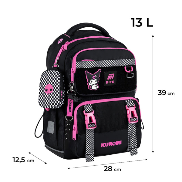 Рюкзак шкільний Kite Education Kuromi HK25-1022M - фото 4