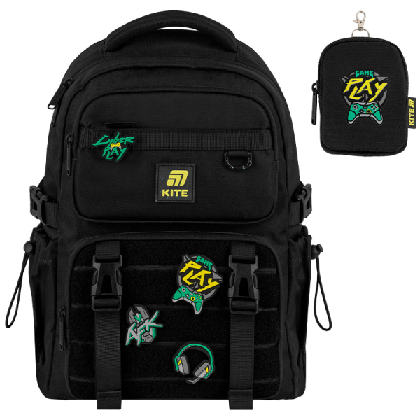 Рюкзак шкільний Kite Education Cyber Game K25-1022M-2 - фото 3