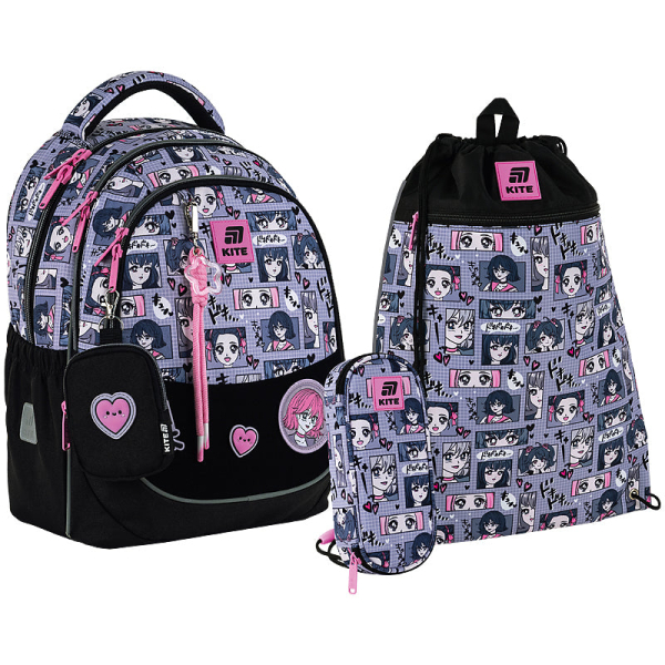 Рюкзак шкільний Kite Education Anime Girl K25-700M-1 - фото 3