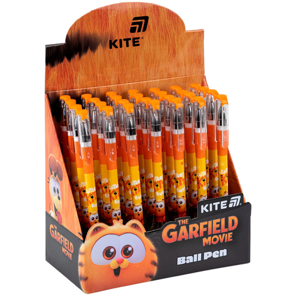 Ручка кулькова Kite Garfield GF25-032, синя - фото 2