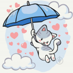 Розпис на полотні Котик літає 15567-AC 30х30 см ArtCraft