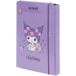 Папка для зошитів на гумці Kite Kuromi HK25-210-2, картон Папка для зошитів на гумці Kite Kuromi HK25-210-2, картон