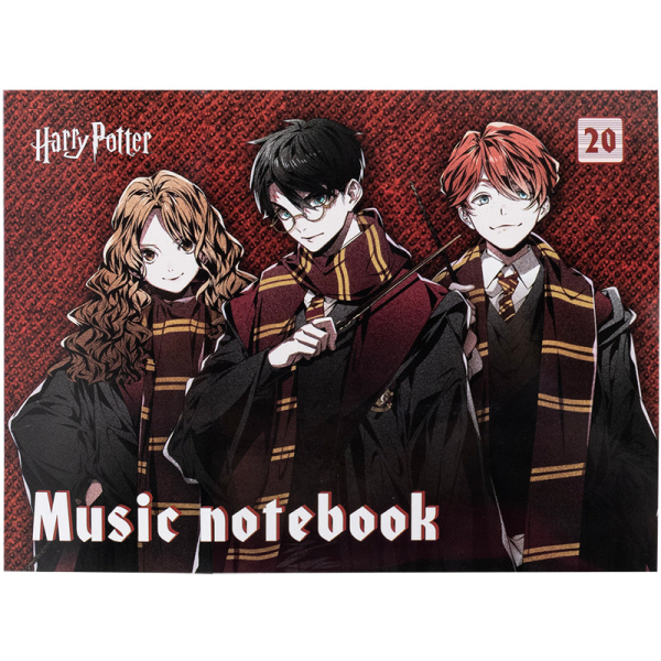 Зошит для нот Kite Harry Potter HP25-405, А5, 20 аркушів - фото 1