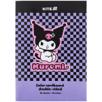 Картон кольоровий двосторонній Kite Kuromi HK24-255-2, А4 Картон кольоровий двосторонній Kite Kuromi HK24-255-2, А4