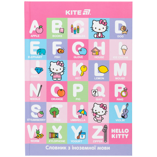 Словник для запису іноземних слів Kite Hello Kitty HK25-407-1, 60 аркушів - фото 1