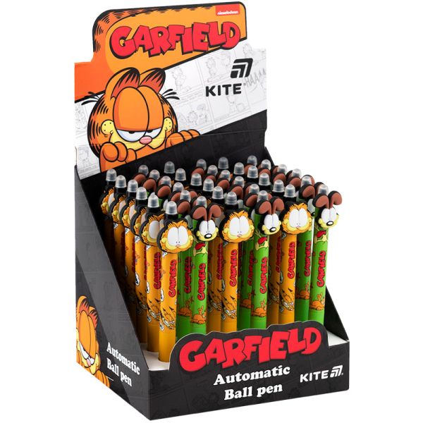 Ручка кулькова автоматична Kite Garfield GF25-393, синя - фото 2