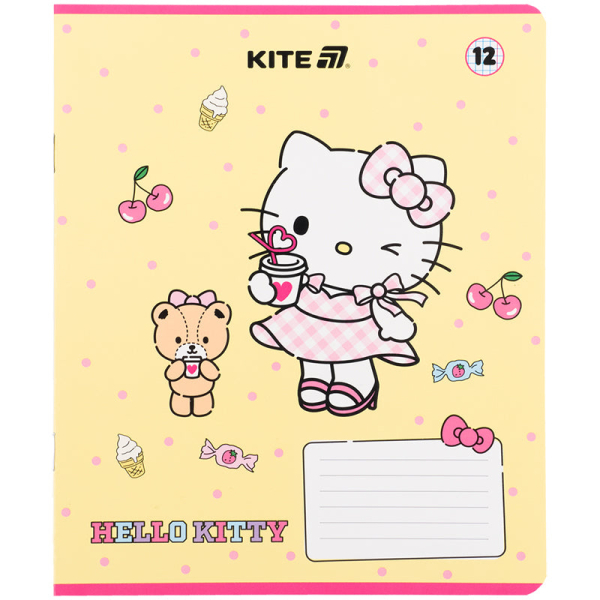 Зошит шкільний Kite Hello Kitty HK25-232-1, 12 аркушів, клітинка - фото 7
