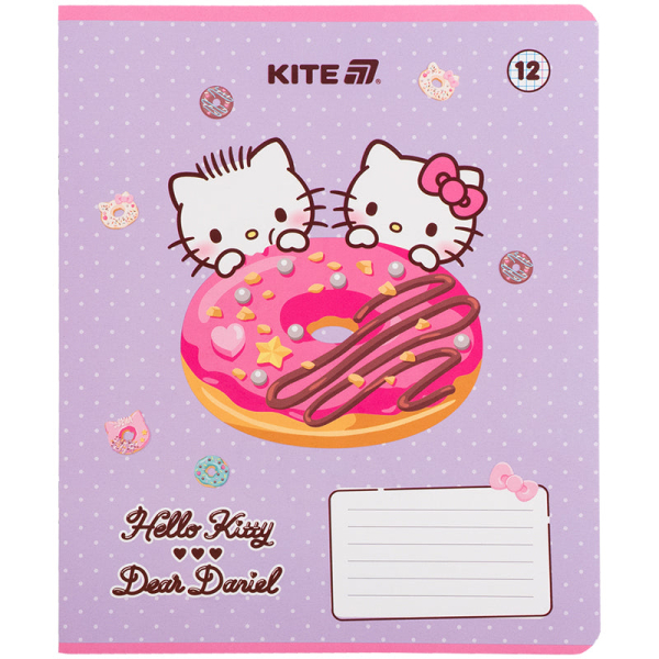Зошит шкільний Kite Hello Kitty HK25-232-2, 12 аркушів, клітинка - фото 3