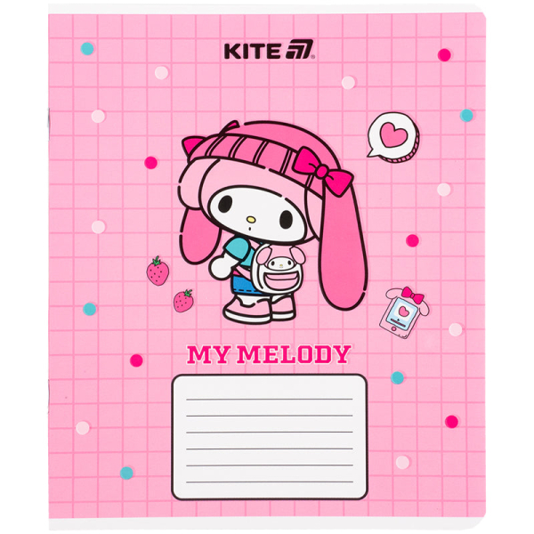 Зошит шкільний Kite Kuromi HK25-232-4, 12 аркушів, клітинка - фото 3