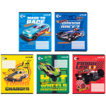 Зошит шкільний Kite Hot Wheels HW25-232-1, 12 аркушів, клітинка