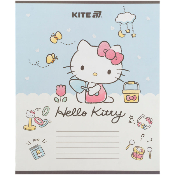 Зошит шкільний Kite Hello Kitty HK25-235-1, 12 аркушів, коса лінія - фото 2