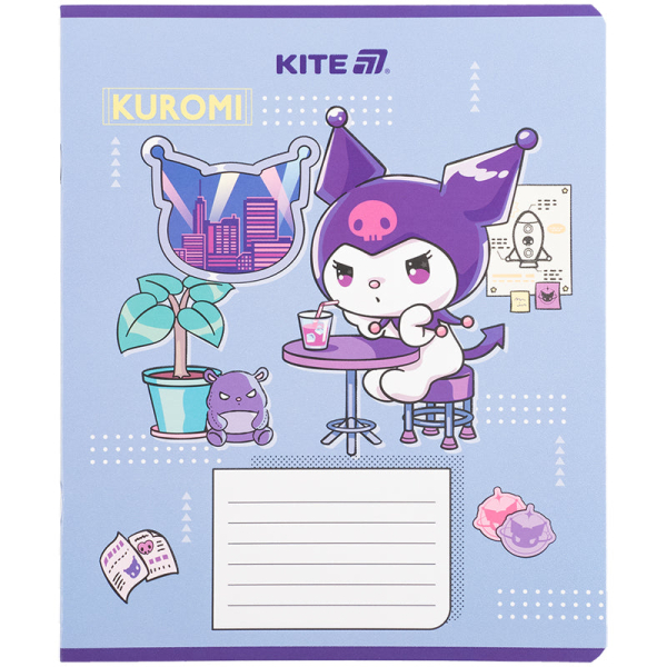 Зошит шкільний Kite Kuromi HK25-236-1, 18 аркушів, клітинка - фото 3