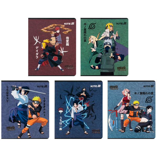 Зошит шкільний Kite Naruto NR25-238, 24 аркуші, клітинка - фото 1