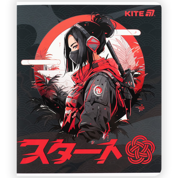 Зошит шкільний Kite Anime K25-259-1, 48 аркушів, клітинка - фото 2