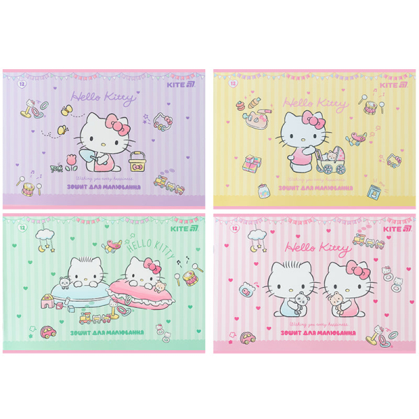 Зошит для малювання Kite Hello Kitty HK25-241-1, 12 аркушів - фото 2