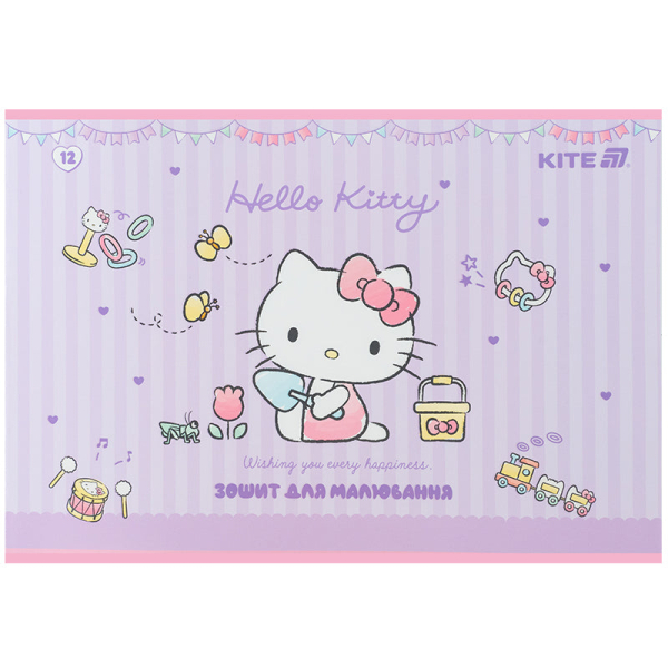 Зошит для малювання Kite Hello Kitty HK25-241-1, 12 аркушів - фото 1