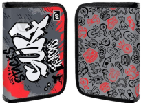 Пенал шкільний HP-03 SubSurf 533139 YES сірий із червоним