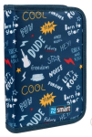 Пенал шкільний HP-02 Dude Smart різнокольоровий принт