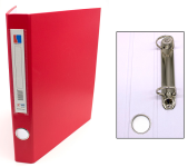 Папка картонна на 2 кільця А4 ПВХ червона Імп 269222