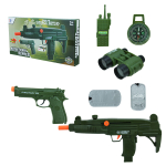 Військовий набір арт. CH555A-1 (72шт/2) зброя, бінокль, рація і т.д., короб. 38*4, 5*19см