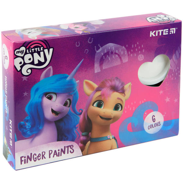 Фарби пальчикові Kite My Little Pony LP22-064, 6 кольорів