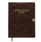 Щоденник датований 2026 Buromax A5 Velour Коричневий