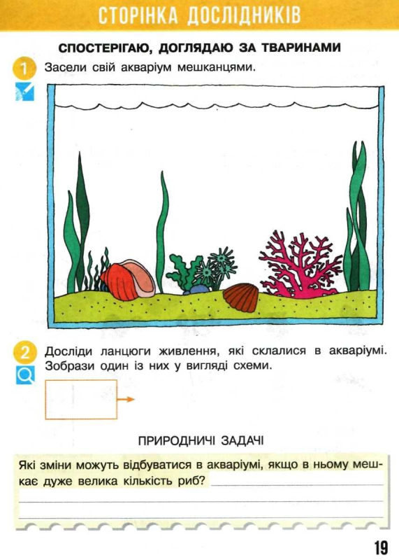 Я досліджую світ. 3 клас. Робочий зошит. У 2 частинах. Частина 2 (до підручника Н. Бібік, Г. Бондарчук)