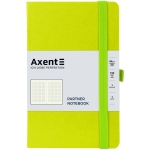 Книга записна Axent Partner 8201-60-A, 125x195 мм, 96 аркушів, клітинка, лимонна