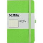 Книга записна Axent Partner 8306-09-A, A5-, 125x195 мм, 96 аркушів, крапка, тверда обкладинка, салатова