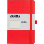 Книга записна Axent Partner 8307-05-A, A5-, 125x195 мм, 96 аркушів, нелінований, тверда обкладинка, червона