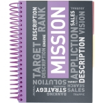 Блокнот з розділювачами Axent 8405-07-A, А5, 120 аркушів, клітинка, фіолетовий