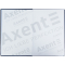 Книга записна Axent Wisdom 8422-553-A, А4, 96 аркушів, клітинка, темно синя - фото 2