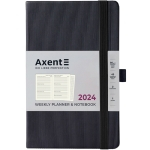 Щотижневик 2024 Axent Partner Lines 8515-24-01-A, 125x195 мм, чорний