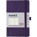 Щотижневик 2024 Axent Partner Lines 8515-24-17-A, 125x195 мм, фіолетовий