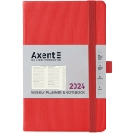 Щотижневик 2024 Axent Partner Lines 8515-24-54-A, 125x195 мм, яскраво-червоний