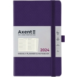 Щотижневик 2024 Axent Partner Soft Diamond 8518-24-11-A, 125x195 мм, фіолетовий