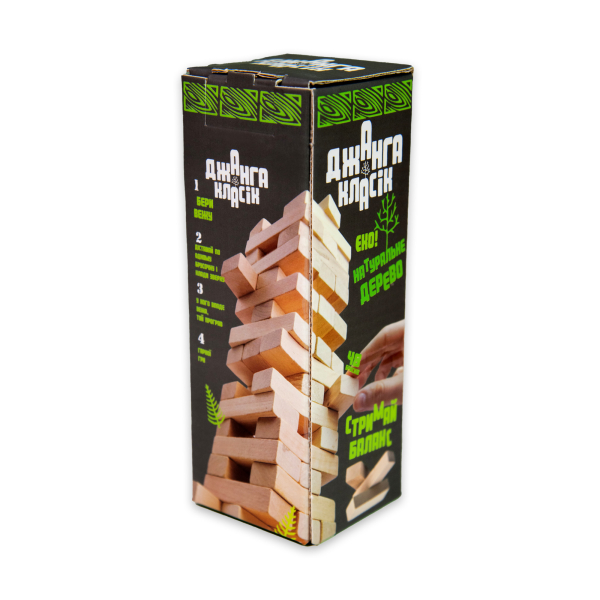 Настільна гра Strateg Еко Джанга Класік 48 брусків (30727) - фото 1