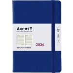Щоденник 2024 Axent Partner Soft Diamond 8818-24-02-A, 145x210 мм, синій