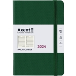 Щоденник 2024 Axent Partner Soft Diamond 8818-24-55-A, 145x210 мм, смарагдовий