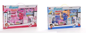 Лікар набір арт. 969-92A/B (2052410/11) (24шт/2) 2 види, світло, стетоскоп, градусник, шприц, молоточок, аксес, короб.51*5*34 см