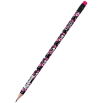 Олівець графітний Axent Floral Black 9009-14-A, HB, 2.2 мм