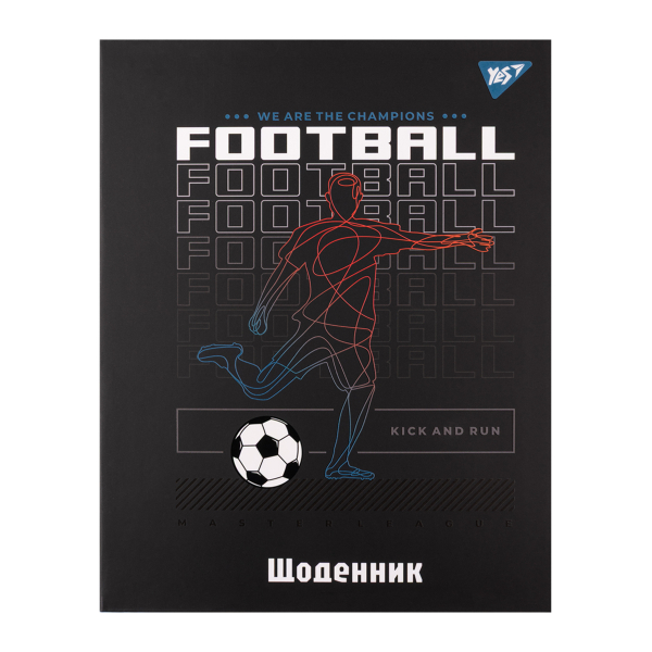 Щоденник шкільний YES інтегральний Football, А5, 40 аркушів - фото 1