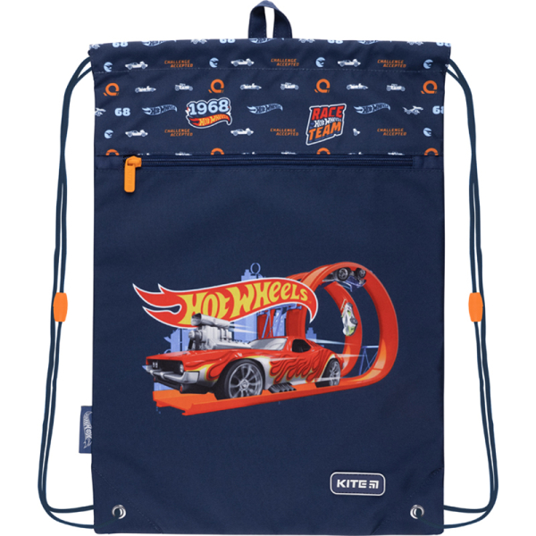 Сумка для взуття з кишенею Kite Education Hot Wheels HW22-601M-1