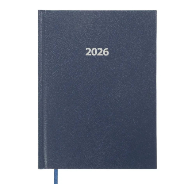 Щоденник датований 2026 Buromax Strong A5 Темно-синій - фото 1