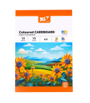 Картон кольоровий односторонній Yes Orange Line 10 аркушів А4 папка